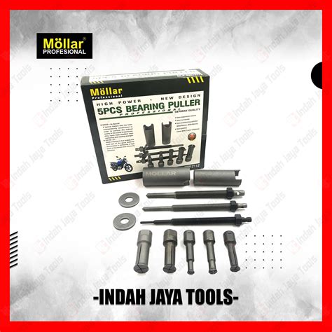 MOLLAR Bearing Puller Set 5 Pcs Disassembler Lepas Treker Bearing