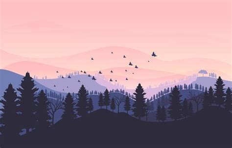 Nature Silhouette Vector Art, Icons, and Graphics for Free Download