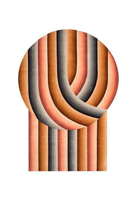Dywan Gan Round Mirage Nude Sklep z dywanami MO rugs Poznań