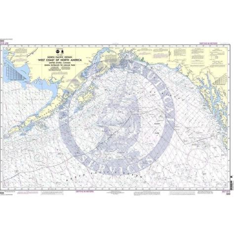 Noaa Nautical Chart 500 West Coast Of North America Dixon Ent To Unim