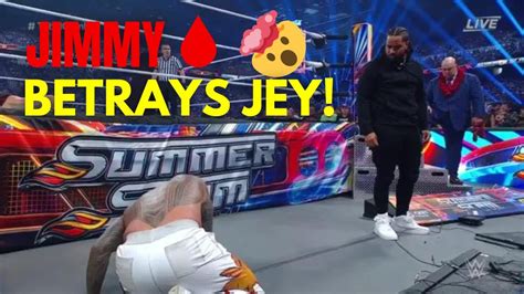 Jimmy Uso Betrays His Brother Jey Roman Reigns Retains Wwe Roman