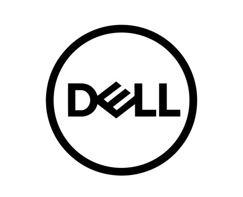 Dell Logo Brand Computer Symbol Black Design Usa Laptop Vector ...