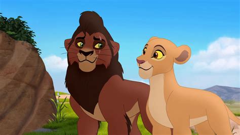 The Lion Guard Kovu And Kiara By Agony Wolf On Deviantart