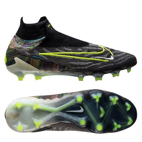 Nike Phantom Gx Elite Fusion Df Fg Link Schwarz Neon Wei Blau