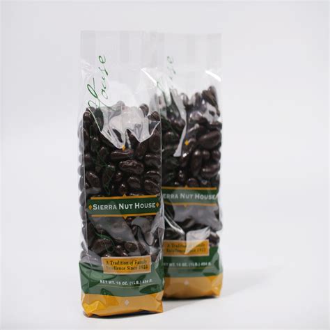 Dark Chocolate Covered Jumbo Raisins 1lb - Sierra Nut House