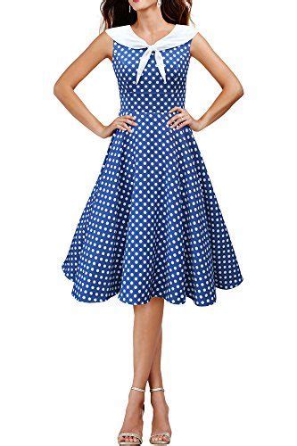 Black Butterfly Clio 50s Polka Dot Collared Dress Denim Uk 22