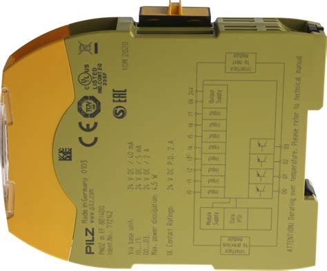 Pilz Pilz Pnoz M Ef Series Input Output Module Inputs