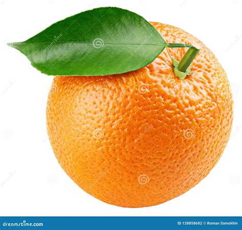 Orange Fruit With Leaves