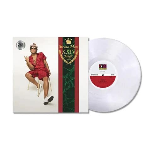 Bruno Mars XXIVK Magic Limited Edition Clear Vinyl Plaka Express