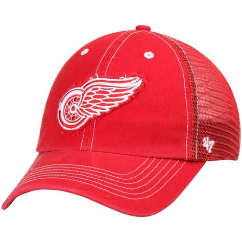 Detroit Red Wings 47 Brand Flexbone Closer Flex Hat Red