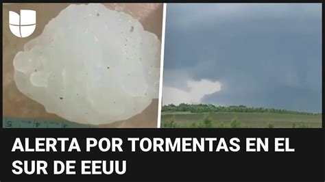 Tormentas severas golpean el sur del país con rayos tornados y granizo