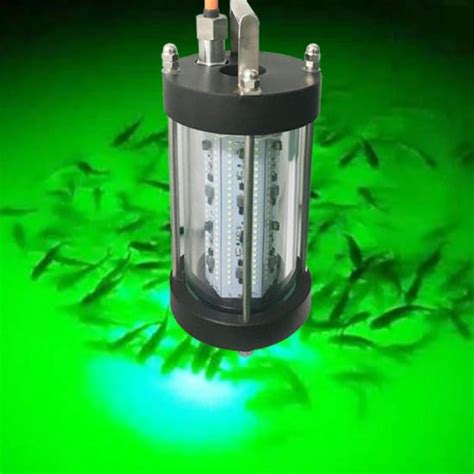 Green Glass Underwater Led Fishing Light Voltage Vac Vdc