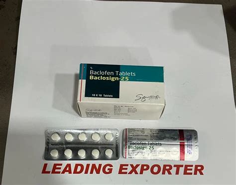 Baclosign Mg Baclofen Tablets At Rs Stripe In Nagpur Id