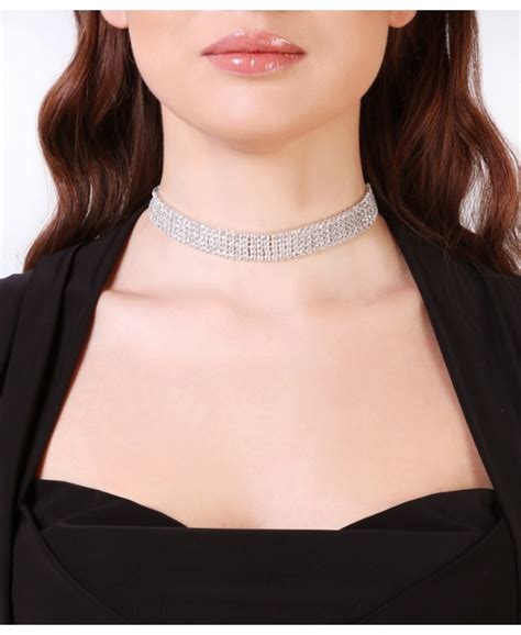 Jwellery Diamante Choker Necklace Krisp