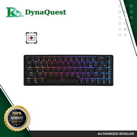 RK Royal Kludge G68 Tri Mode RGB 68 Keys Black Switch Red Blue Brown Hot Swappable