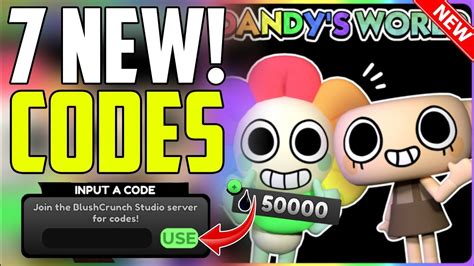 July Update Dandy S World Roblox Codes Dandys World Codes