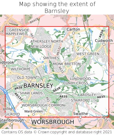 Where is Barnsley? Barnsley on a map