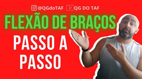 Passo A Passo FlexÃo De BraÇos Iniciantes Youtube