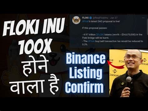 Floki Inu Coin News Today Floki Inu Binance Listing Floki Inu Coin