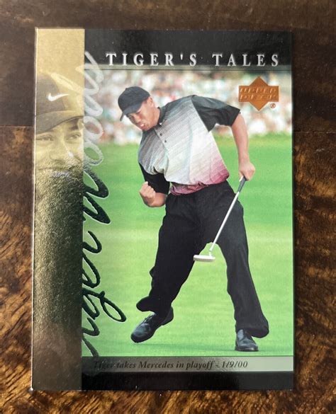 Upper Deck Tiger S Tales Tt Tiger Woods Rookie Rc Year Pga