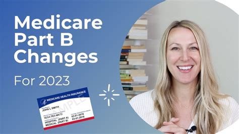 Medicare Part B Changes for 2023 - YouTube | Medicare, Medical ...