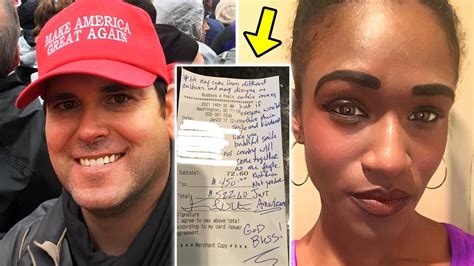 Waitress Serves Man In MAGA Then He Gives Her A Note That Leaves Her