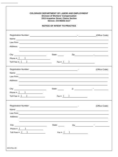 Colorado Notice Intent Doc Template Pdffiller