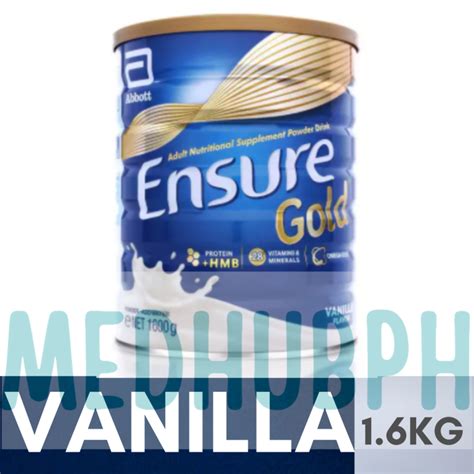 ENSURE GOLD HMB VANILLA 1 6KG EXPIRY DEC 2024 ENSURE GOLD VANILLA