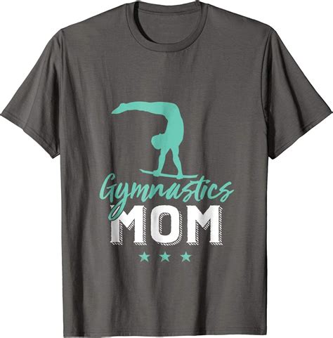 Vintage Retro Gymnastics Mom T Shirt For Gymnast Mother