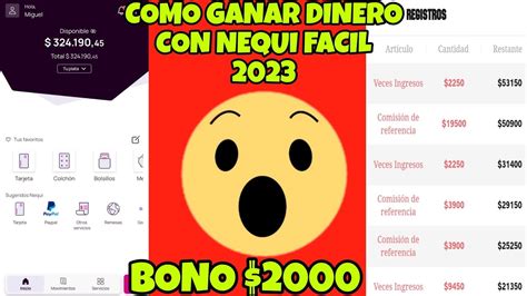 COMO GANAR DINERO CON NEQUI FACIL GANA DINERO CON NEQUI RÁPIDO YouTube