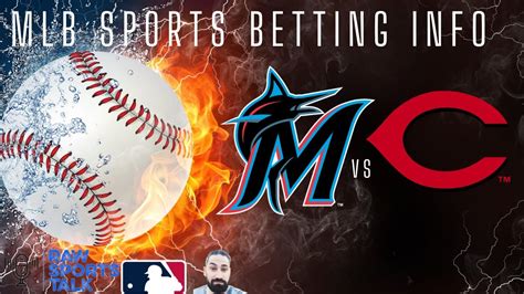 Miami Marlins VS Cincinnati Reds Free MLB Sports Betting Info 8 7 24