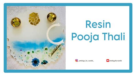 Learn To Make Resin Pooja Thali Beginner Friendly Step By Step