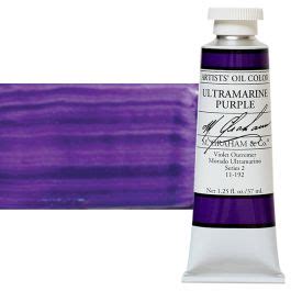 M Graham Oil Color Oz Ml Ultramarine Purple Jerry S Artarama