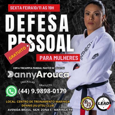 Tricampeã Mundial De Jiu Jitsu Danny Arouca Oferece Curso Gratuito De