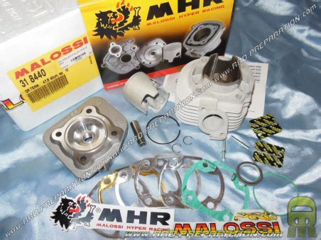 Kit 70cc Ø47 6mm MALOSSI MHR aluminum 12mm axis minarelli horizontal