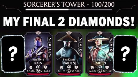 MK Mobile Sorcerer S Tower Battle 100 FINAL REWARDS More Free