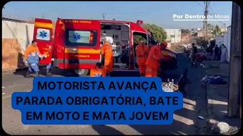 Motorista Avan A Parada Obrigat Ria Bate Em Moto E Mata Jovem Em