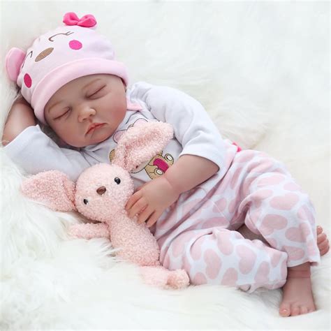 Ziyiui Inches Cm Reborn Doll Baby Girls Realistic Handmade Soft