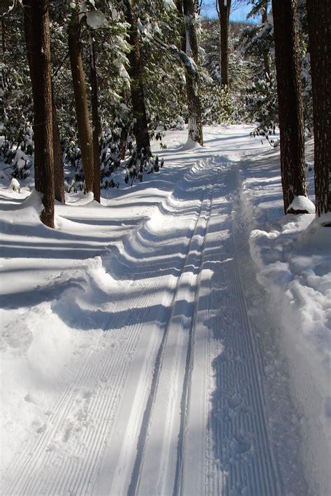 Cross Country Skiing Tracks Kooser State Park Pennsylva Flickr