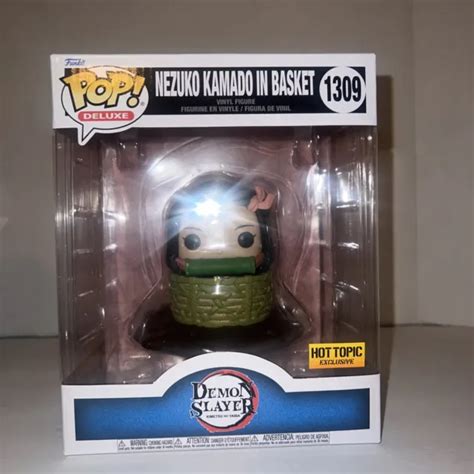 FUNKO POP DELUXE Demon Slayer Nezuko Kamado In Basket Hot Topic HT EUR