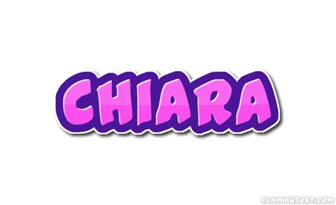 Chiara ロゴ | フレーミングテキストからの無料の名前デザインツール
