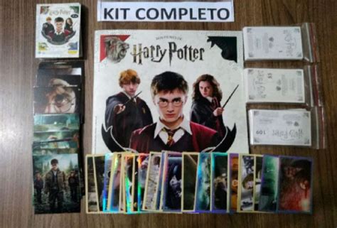 Álbum de Figurinhas Cards Harry Potter Saga Completo e para Colar