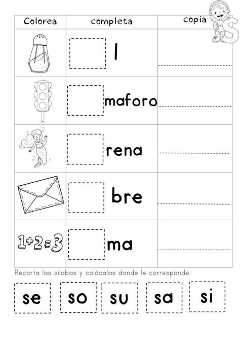 Mi Cuadernillo De Sílabas Imagenes Educativas Spanish Lessons For