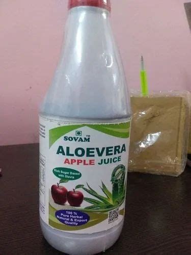 Sovam Aloevera With Apple Juice Packaging Type Bottle Ml At