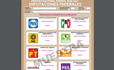 Consejo General De Ine Aprueba Dise O De Boleta Electoral Para