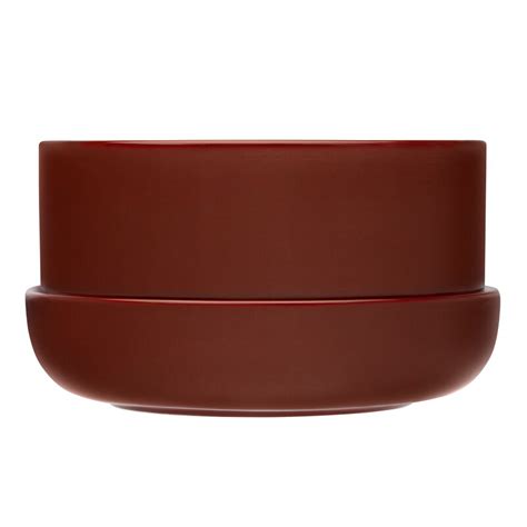 Iittala Nappula ruukku alustalla, 240 x 130 mm, ruskea | Finnish Design ...