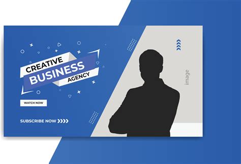 Corporate Web Banner And Video Thumbnail Design Template 5317696 Vector