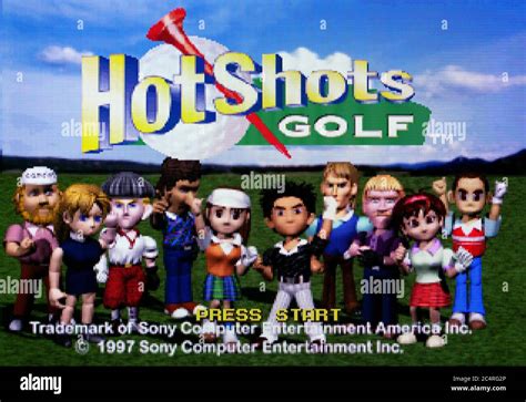 Hot Shots Golf Sony Playstation PS PSX Editorial Use Only Stock