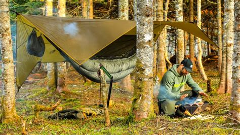 Hammock Camping In Cold Temperatures Youtube