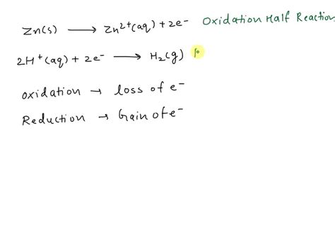 Solved Q3 Write The Half Reactions Oxidation And Reduction For The